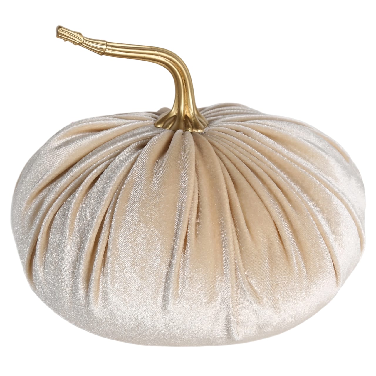 6.5" Velvet Pumpkin Tabletop Décor by Ashland®